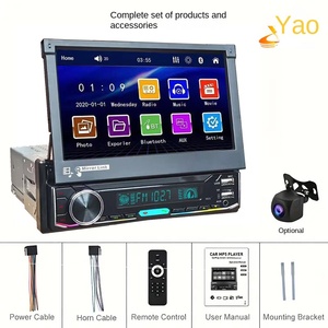 Autoradio Multimediale MP5 OLIVER con Schermo Telescopico Automatico da 7 Pollici per CarPlay Wireless, Audio e Video, con Funzione di Retromarcia - Product Image 5