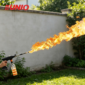 Brûleur à herbe UNIO robuste 12V, conçu pour le défrichement, l'élimination des nids d'abeilles, la combustion des branches mortes, lance-flammes de jardin - Product Image 1