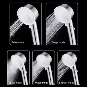 Soffione Doccia Potente <span class=keywords><strong>con</strong></span> 5 Funzioni: Acqua Calda e Fredda, Cascata, Nebbia, Pioggia e Ventilatore - Impermeabile - Fornitura Diretta dal Produttore - Product Image 3