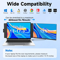 15.6 ''P5 Portable Gaming Extension d'écran d'ordinateur portable Double écrans Win Mac Type C Interface Business Series Moniteurs portables