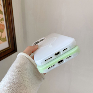 Funda de TPU <span class=keywords><strong>para</strong></span> <span class=keywords><strong>iPhone</strong></span> 17 16 15 <span class=keywords><strong>Pro</strong></span> <span class=keywords><strong>Max</strong></span>, Compatible con Carga Magnética, <span class=keywords><strong>para</strong></span> <span class=keywords><strong>iPhone</strong></span> <span class=keywords><strong>14</strong></span>, Doble Capa, Suave - Product Image 5