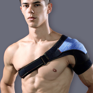 Maschio femmina puro colore carbone di bambù caldo morbido monospalla quattro lati elastico sudore assorbente schiena cinturino protettivo - Product Image 3
