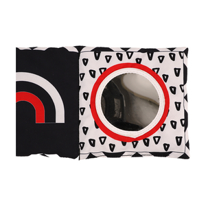 Estimulación Visual para Bebés, <span class=keywords><strong>Libro</strong></span> de Tela en Blanco y Negro con Espejo, Desarrollo Visual, Certificado - Product Image 3