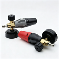Pistolet à mousse en acier, lance à neige, canon 1L, pulvérisateur d'eau haute pression, bouteille de nettoyage, lavage de voiture