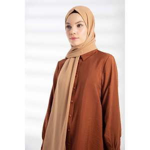 Chal de crepé - Color camel - Camel - Product Image 5