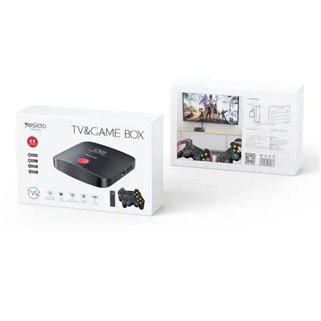 Yesido 2024 Newest Gaming TV Box Support Over 10000 Games High Resolution Built-in 14 SIM