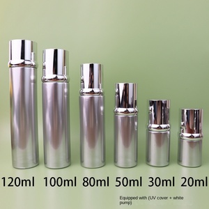En Stock 80ml y 120ml Botellas de vidrio Frosty 50g Material de embalaje cosmético para el cuidado de la piel Suero Mascarilla facial Crema facial - Product Image 5