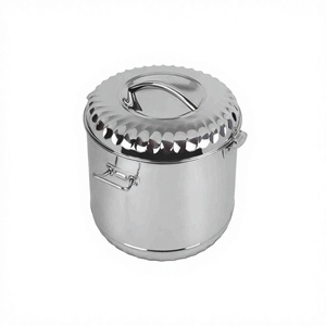 Olla de Acero Inoxidable de Alta Calidad con Aislamiento Térmico, Diseño Moderno, 24 cm de Diámetro, Juego de Cazuela con Tapa - Product Image 2