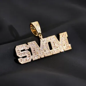 Personalized Diamond <b>Initial</b> Pendant <b>Necklace</b> in 925 Sterling <b>Silver</b> for Bridesmaids Graduation and Everyday Use for Sale - Product Image 4