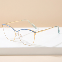 Monturas de Gafas Clásicas de Ojo de Gato de Alta Calidad con Bloqueo de Luz Azul para Todas las Formas de Rostro, Logotipo Personalizable, Duraderas y Entrega Rápida