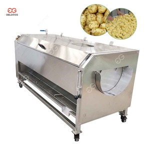 Elektrikli patates soyucu patates soyma patates kızartması makineleri tam otomatik endüstriyel patates soyma makinesi - Product Image 2