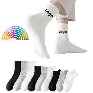 Chaussettes personnalisées pour jeunes, respirantes, écologiques, en polyester/coton, pour le basketball et les entraînements de course à pied - Product Image 1