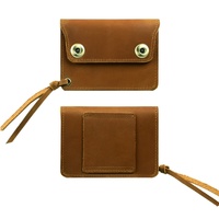 Sac banane pour homme en cuir véritable, à porter à la ceinture, pour sports de plein air, tactique, avec fermeture à cordon, portable et compact