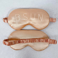Masque de sommeil portable en satin avec sangle élastique et couleur personnalisable pour le sommeil – Offre spéciale