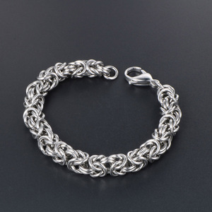 Men's <b>Titanium</b> Steel Woven Bracelet <b>Chain</b> Fashion Jewelry CE367 - Product Image 2