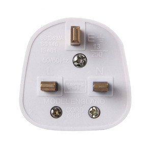 โรงงานวัสดุที่ดีเยี่ยมโดยตรงให้3ขา13A ไฟฟ้าอะแดปเตอร์เสียบปลั๊ก - Product Image 4
