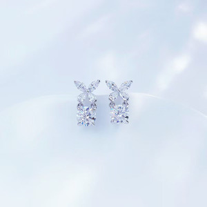 <span class=keywords><strong>Pendientes</strong></span> de Diamantes Cultivados en Laboratorio con Corte Marquise en Forma de Ala de Mariposa, Platino Pt950, <span class=keywords><strong>Pendientes</strong></span> Finos para Mujer, <span class=keywords><strong>Pendientes</strong></span> de Diamantes de Laboratorio - Product Image 1