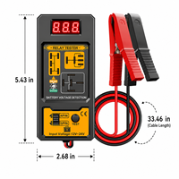 Testeur de relais automobile CNB-808 12V-24V universel, analyseur de relais automobile 4 et 5 broches, affichage numérique LED, outil de test de circuit