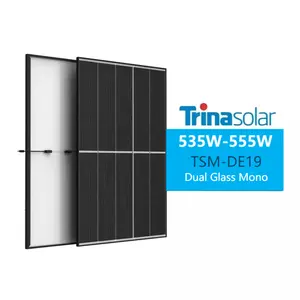 Trina Solar Vertex 550W-670Wp Mono Kristallijn Zonnepaneel Topcon Halve Cel Ontwerp Met Ce Tuv Certificering Voor Europa