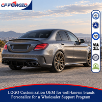 Jantes forgées monobloc personnalisées en bronze de qualité supérieure, à rayons en Y, 5x112, pour Mercedes AMG C63 C63S W205 Performance Coupé