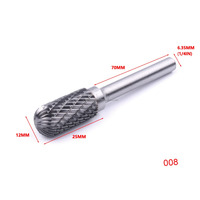 Affûteur rotatif en carbure de tungstène de 6 mm, perceuse sans fil à vitesse variable, perceuse magnétique pour le travail de l'acier et du bois, meulage
