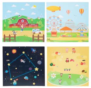 Jouets labyrinthe en bois pour filles, puzzles 3D, entraînement de la coordination œil-main, <span class=keywords><strong>jeux</strong></span> de concentration sur circuit d'équilibre - Product Image 6