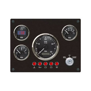 KUS-panel de medidores de <span class=keywords><strong>instrumentos</strong></span> de motor marino, tablero Compatible con todos los buques, 12V, 24V, 243x196MM - Product Image 5