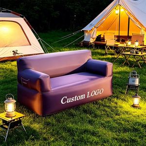 Sofá Inflable Impreso por Sublimación, Silla Inflable Hermética con Funda de Tela Elástica Lavable para Ferias Comerciales y Eventos - Product Image 1