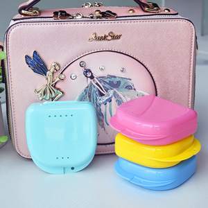 Jacquard Invisible Braces <b>Case</b> Orthodontic <b>Retainer</b> Care <b>Case</b> - Portable, Cute, and Easy to Clean - Product Image 2