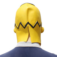 Masques de cosplay drôles et effrayants pour adultes, taille unique, en latex, pour Halloween, Noël, carnaval, fête costumée, masque intégral, capuche