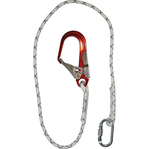 Sangle de queue en polyester avec boucle en aluminium EN353 X-9, boucle en aluminium, diamètre 11 mm * 1,5 m de long - Product Image 1