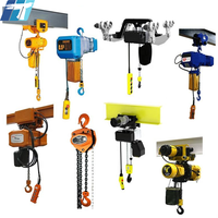 Palans électriques à chaîne industriels de 3 tonnes, design compact, chaîne en alliage G80, palan électrique de levage pour équipement de manutention