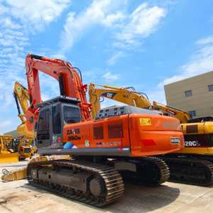 Excavatrice HITACHI ZX350H d'occasion en bon état, force de creusement puissante, grande capacité, chenilles neuves, train de roulement durable - Product Image 2
