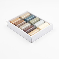 10 rollos de colores por caja, hilo de coser de poliéster 40/2 DIY, gran oferta