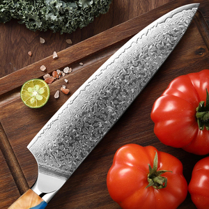 Cuchillos de Cocina de Acero de Damasco de Alta Calidad, Cuchillos Japoneses Nakiri Profesionales, Aptos <span class=keywords><strong>Tanto</strong></span> para Restaurantes como para Uso Doméstico - Product Image 4