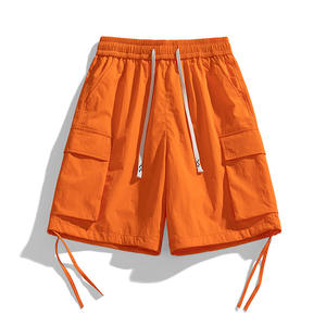Shorts de course pour hommes en polyester 100% de haute qualité, taille mi-haute, séchage rapide, respirant, style décontracté, élastique, vente en gros - Product Image 2