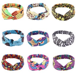 Nuovo stile africano stampato in cotone elasticizzato cerchietto salone Make up fascia per <span class=keywords><strong>capelli</strong></span> bandane ampia elasticizzata ragazze fascia per <span class=keywords><strong>capelli</strong></span> accessori per <span class=keywords><strong>capelli</strong></span> - Product Image 6
