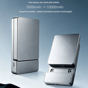WPB-514 เครื่องชาร์จไร้สายพาวเวอร์แบงค์ 5000mAh Li-Polymer Type-C อินพุต 22.5W เอาต์พุตแม่เหล็กชาร์จใหม่ได้เปลี่ยนแบตเตอรี่ - Product Image 6