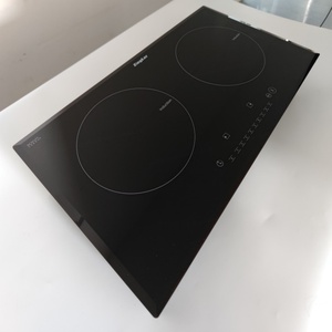 Home Appliances Plastic 2-Burner Black Glass Built-In Induction Cooker Kitchen - Product Image 4