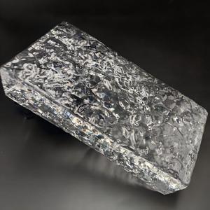 Briques plates <span class=keywords><strong>en</strong></span> cristal peintes <span class=keywords><strong>en</strong></span> pierre de couleur <span class=keywords><strong>vert</strong></span> clair, nouveau design, 50*100*200 mm, pour salle de sport industrielle, salle à manger, <span class=keywords><strong>maison</strong></span> - Product Image 3