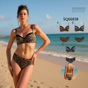 Costume da bagno intero taglie forti con controllo pancia, monokini sexy e coprente per la spiaggia BZ77119 - Product Image 3
