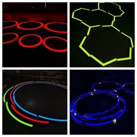 2025 canal de profil LED rond incurvé en aluminium personnalisé pour bandes LED 60cm 120cm 150cm 180cm de diamètre