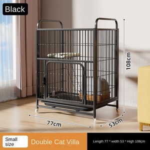 Super Large Indoor Cat Villa Household Cat <strong>Cage</strong> with Integrated Toilet Free Space Cat Nest <strong>Collapsible</strong> for Birds Dogs Live Usage - Product Image 6