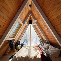 Vente en gros d'usine, villa mobile en bois personnalisée, petit paysage écologique, conception selon les plans