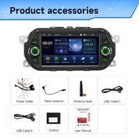 Autoradio Android Auto BQCC 7 pouces IPS MP5 avec écran Carplay, lecteur multimédia MP5, RDS, BT, FM, stéréo de voiture pour Fiat Egea 2015-2017