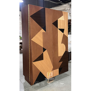 Armoire Moderne en Bois Marron, Meilleure Vente, pour Chambre, Hôtel, Appartement, Rangement de Vêtements 01 - Product Image 2