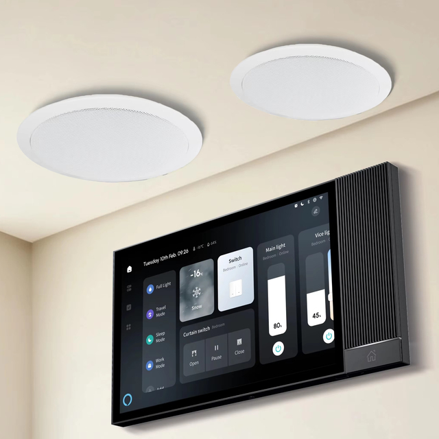 Tianlai MAX8 Wall Amplifier Smart Home Devices Touch Control Panel Home Zigbee Electric 2 Way Smart Switch