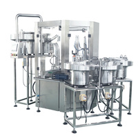 Machine de remplissage entièrement automatique en acier inoxydable pour aérosols (parfums, peintures, boissons, produits chimiques) avec moteur à engrenages
