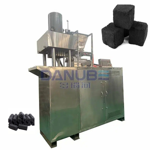 Machine hydraulique de fabrication de briquettes de charbon de bois pour sciure de bois, bois et bambou, pour produire des briquettes de charbon de bois de bonne qualité - Product Image 1
