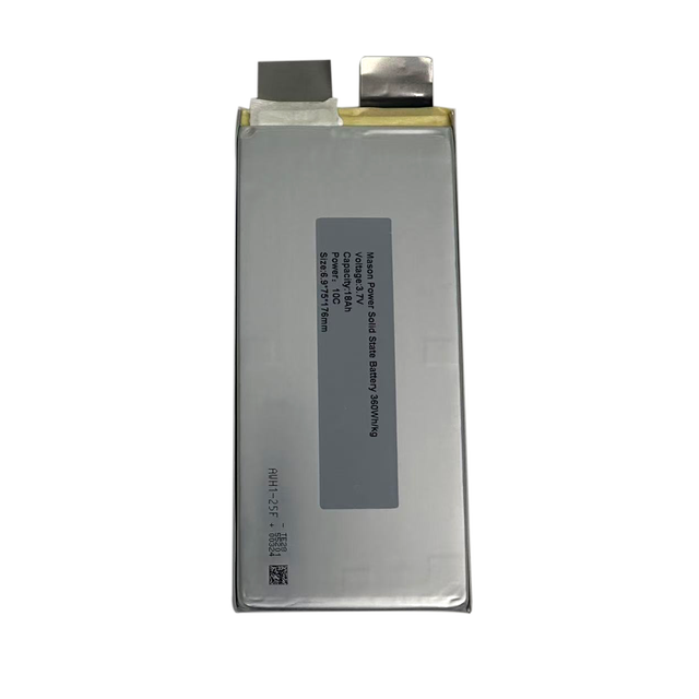 360Wh/Kg Solid State Lipo Battery 3.7V 15000mAh 18000mAh for UAV EVTOL UAS Agricultural Drone